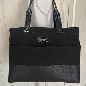 Skate Spade Felt and Glitter Tote